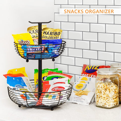 CAXXA: uso multifuncional para fruta y snacks en la mesa o barra.