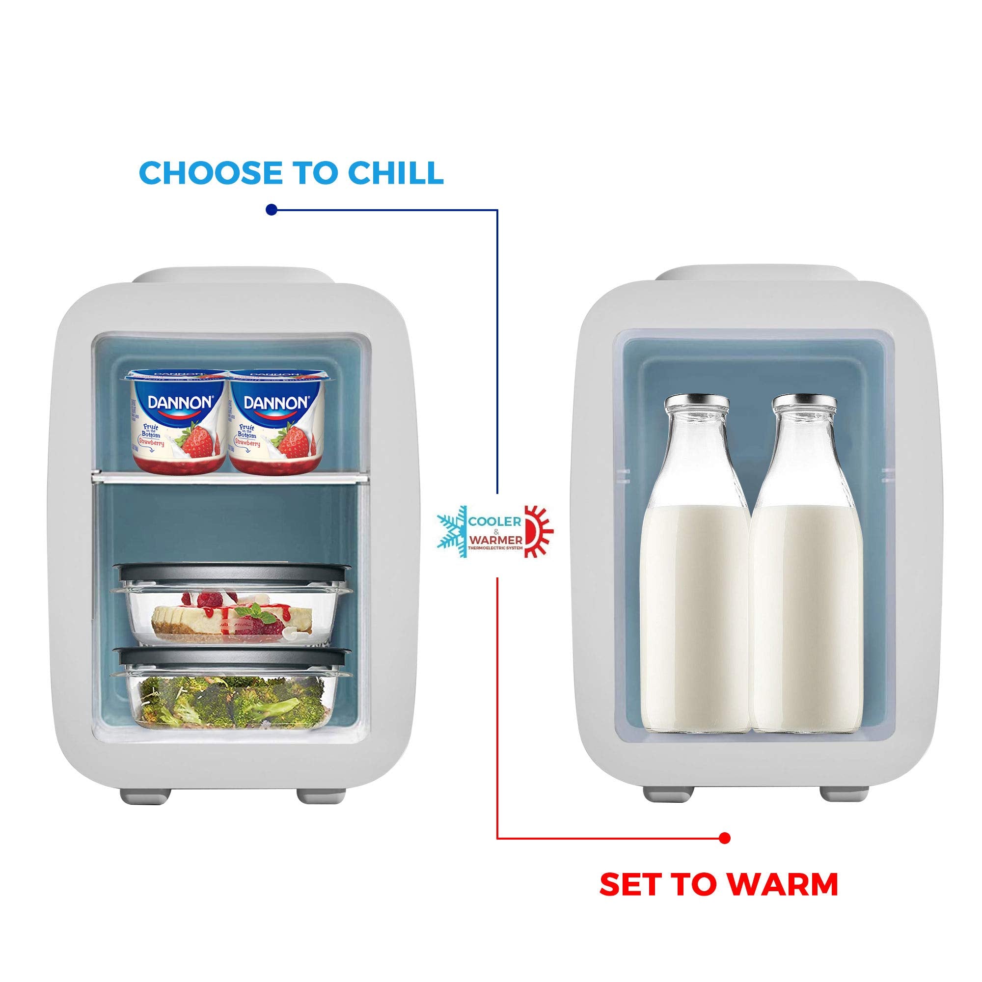 CAYNEL con estante removible para cosméticos y snacks