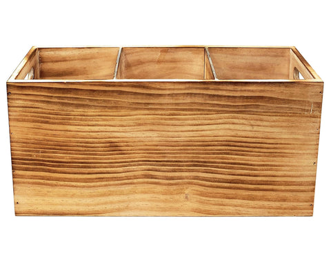 CB Accessories diseño rústico para cocina con grano de madera visible