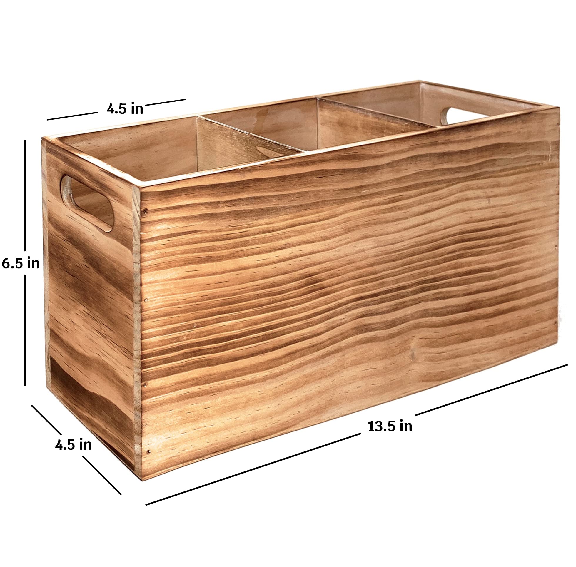 CB Accessories pino con acabado quemado para decoración de cocina de estilo campestre