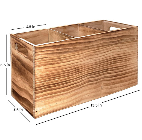 CB Accessories pino con acabado quemado para decoración de cocina de estilo campestre