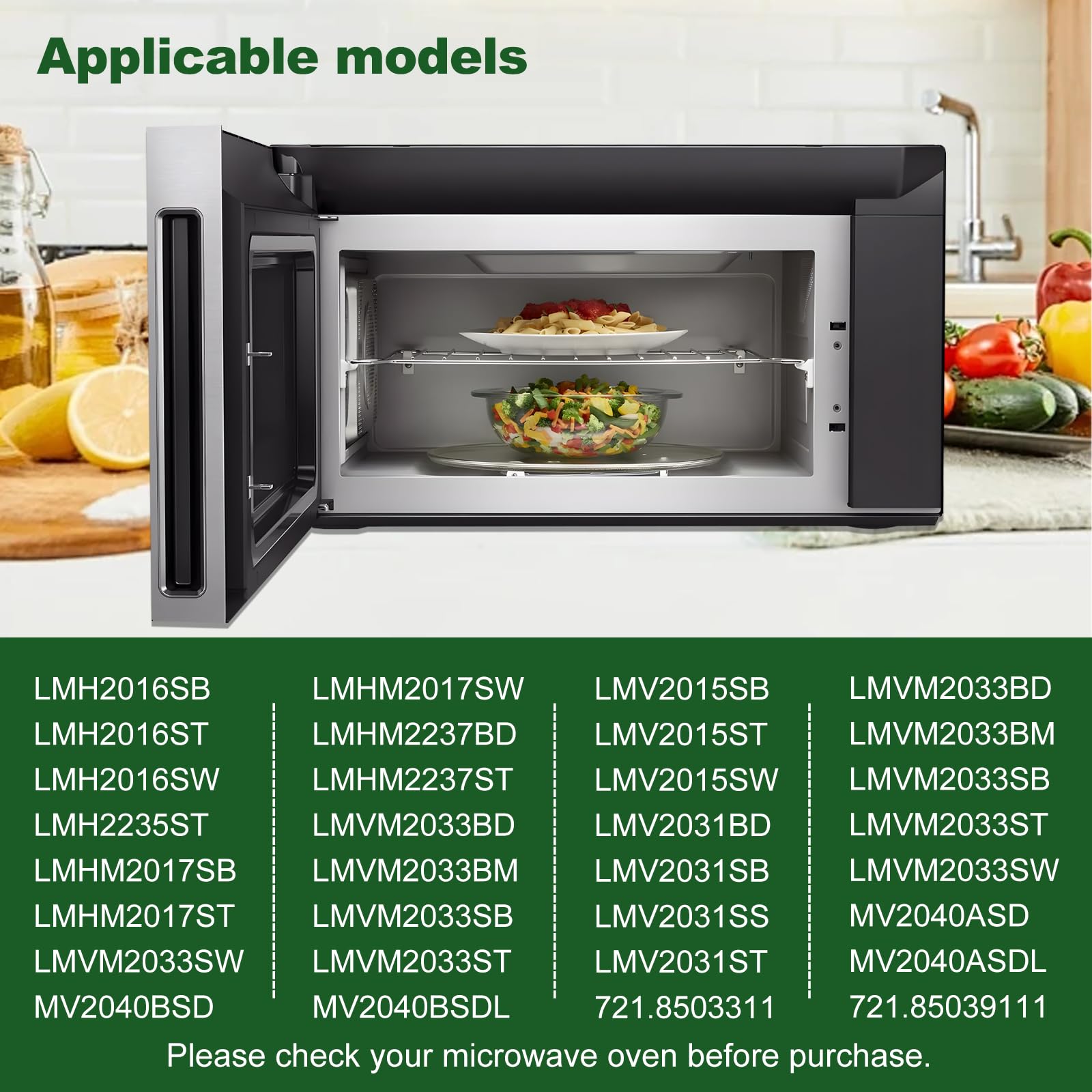 Modelos LG compatibles, ajuste seguro y confiable