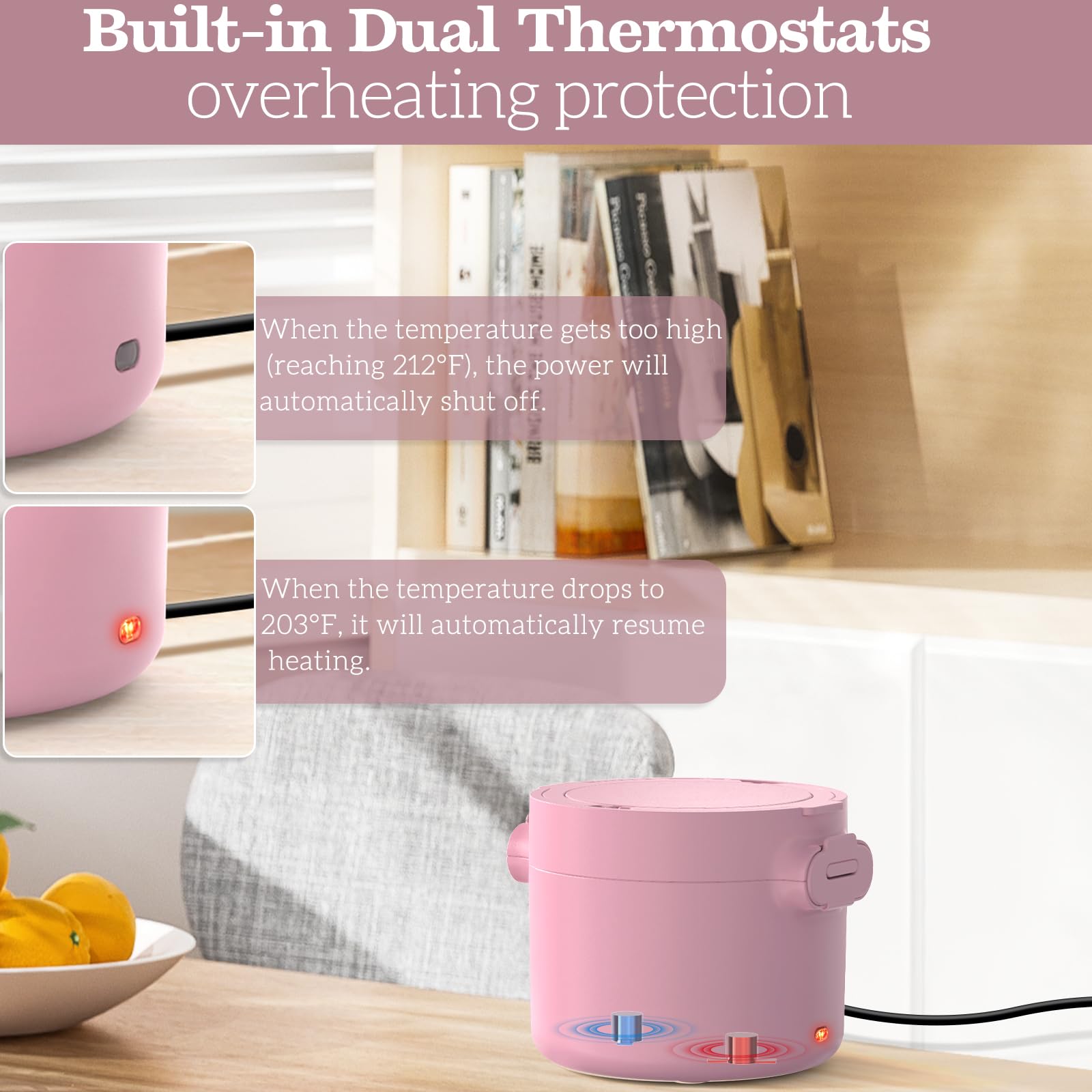 Calentamiento rápido de 100W en la lunch box CDBEEE