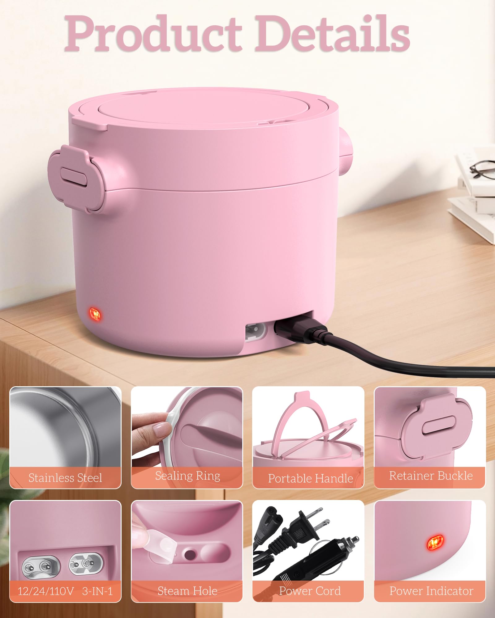 Regalo práctico para trabajo y viajes con la lunch box CDBEEE