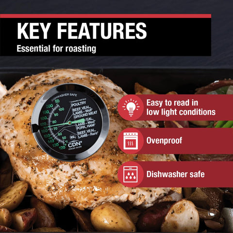 CDN IRM200 carcasa de acero inoxidable, durabilidad en cocina