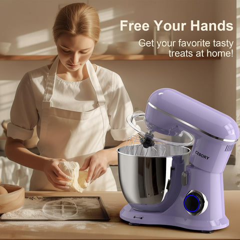 CEBORY diseño ergonómico morado en la cocina