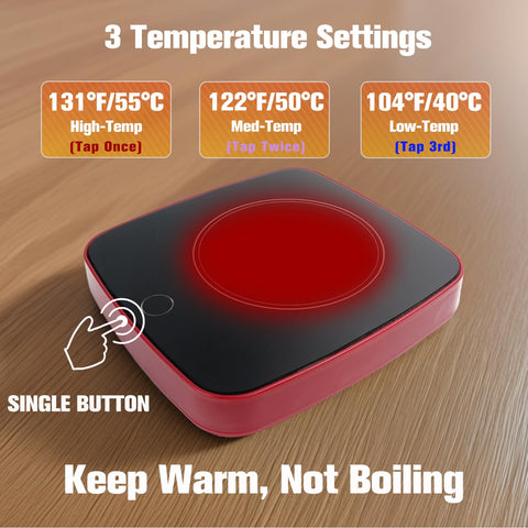 ceeffelian calentador de taza té: ideal para té caliente durante la tarde