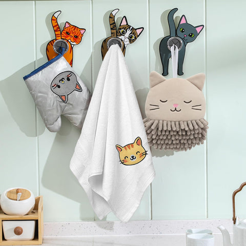 Ganchos Ceenna gato trasero multicolor para regalos divertidos.
