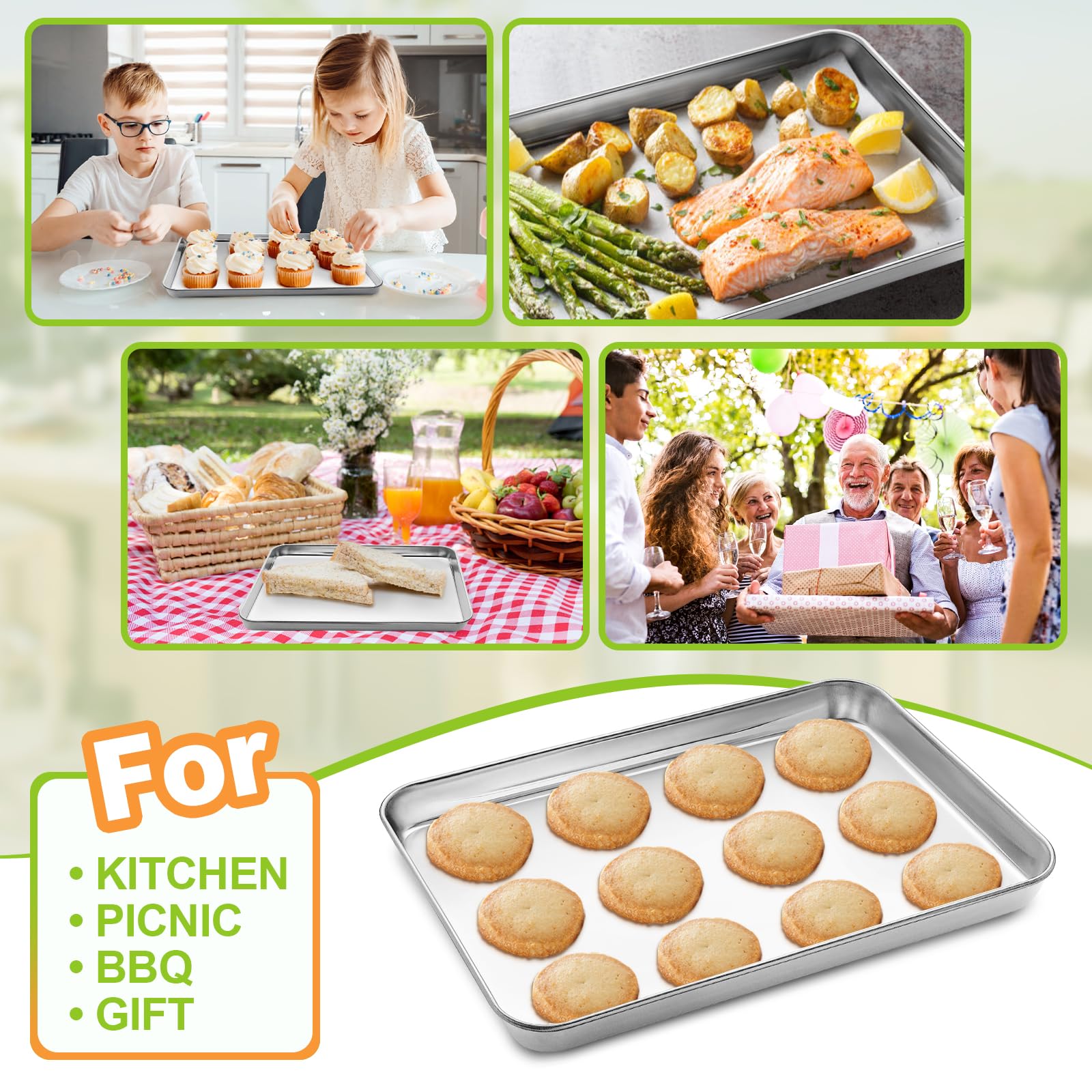 CEKEE bandeja apilable para ahorro de espacio en la cocina