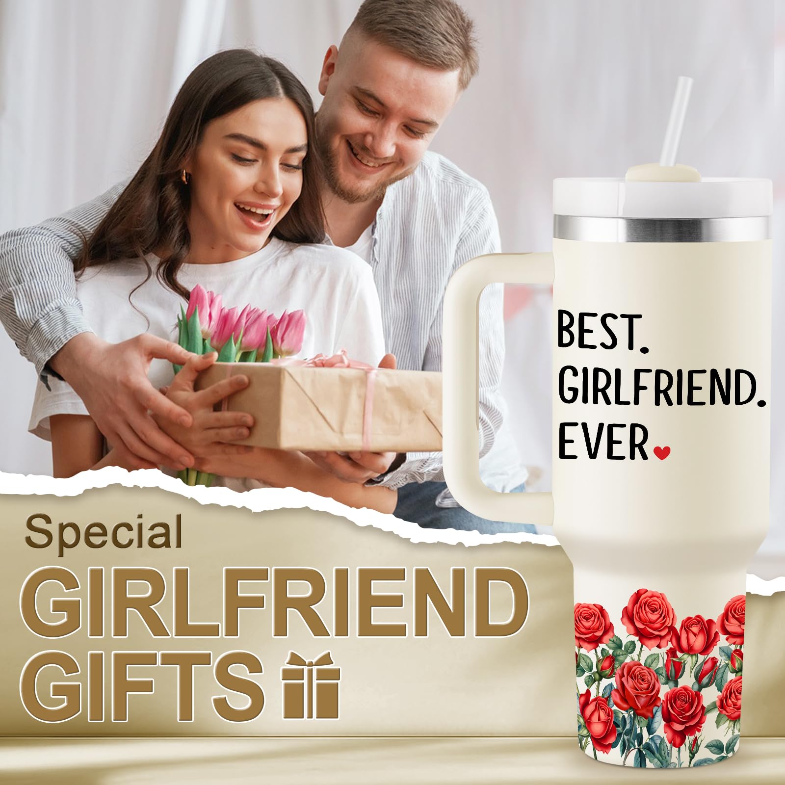 Vaso CENDARTE para novia, regalo significativo para cumpleaños o San Valentín, ideal para la rutina diaria.