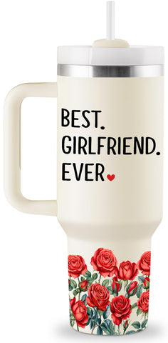 CENDARTE vaso termico 40oz con tapa y pajilla para bebidas frías o calientes.
