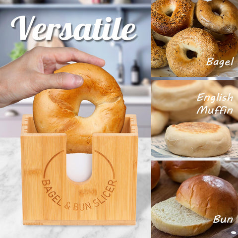 Cenleoha Regalo ideal para amantes del bagel, práctico en casa
