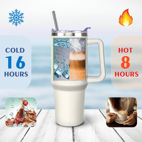 Ceovfoi Gigi 40oz vaso térmico de gran capacidad para bebidas.