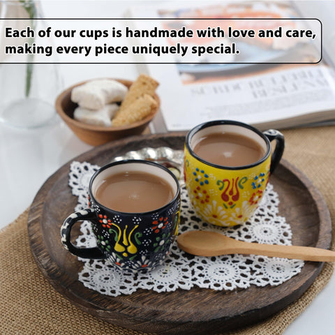 Tazas expreso Ceramicci apilables, diseño moderno y práctico.