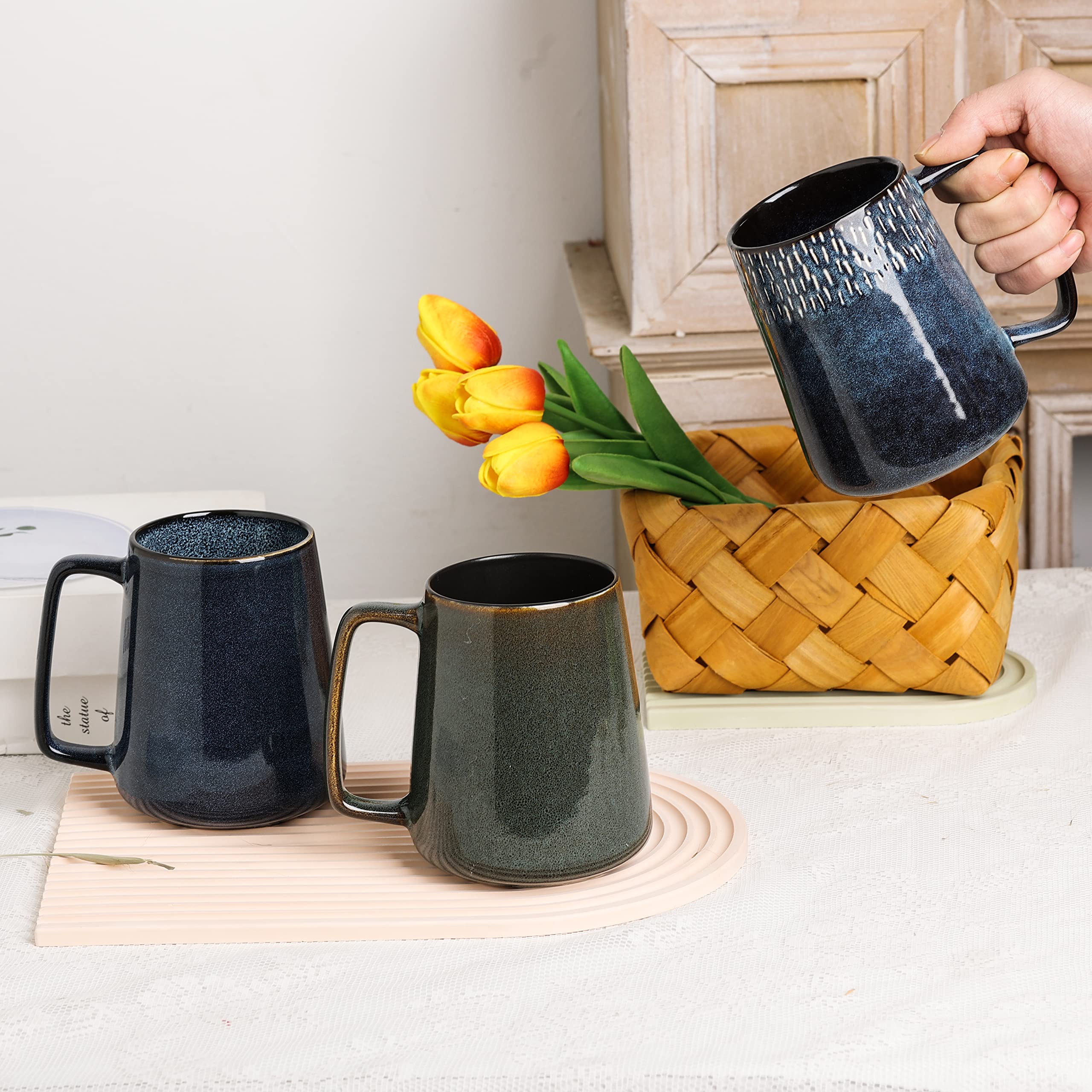 Taza Ceraozmus apta para microondas y lavavajillas, limpieza sencilla.