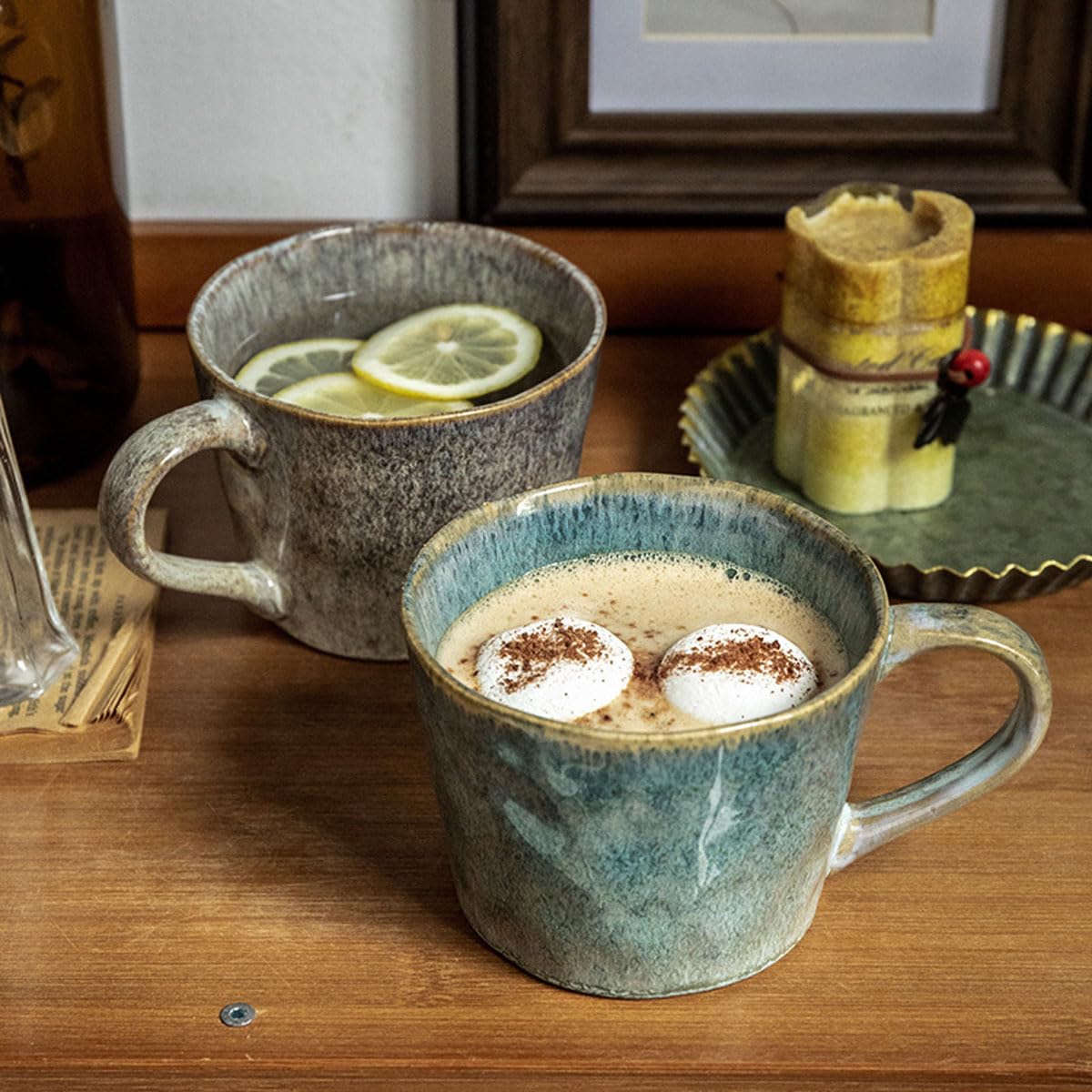 Taza libre de plomo y cadmio para mayor seguridad.