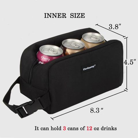 Cerbonny bolsa de almuerzo congelable, capacidad compacta para yogur, frutas y bocadillos.