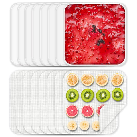 Cercker bandejas deshidratador de silicona con borde, ideal para líquidos y salsas.
