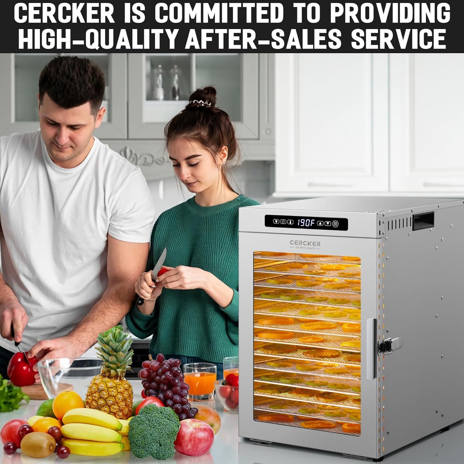 Accesorios incluidos con Cercker: recetario y bandejas de goteo para empezar.