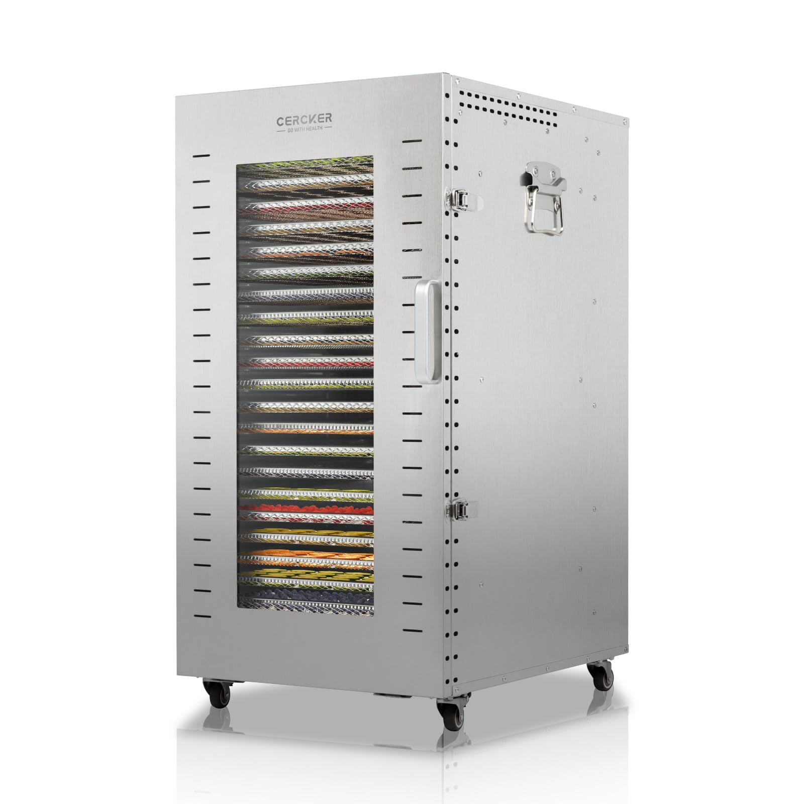 Cercker deshidratador ideal para carne seca y bocadillos largos.