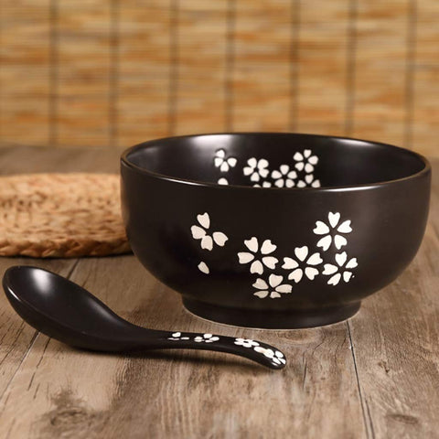 Cereal Bowls, cerámica blanca, tazón para ramen, presentación elegante