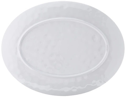 Certified International Talavera Melamine: plato oval práctico, apto para interiores y exteriores.
