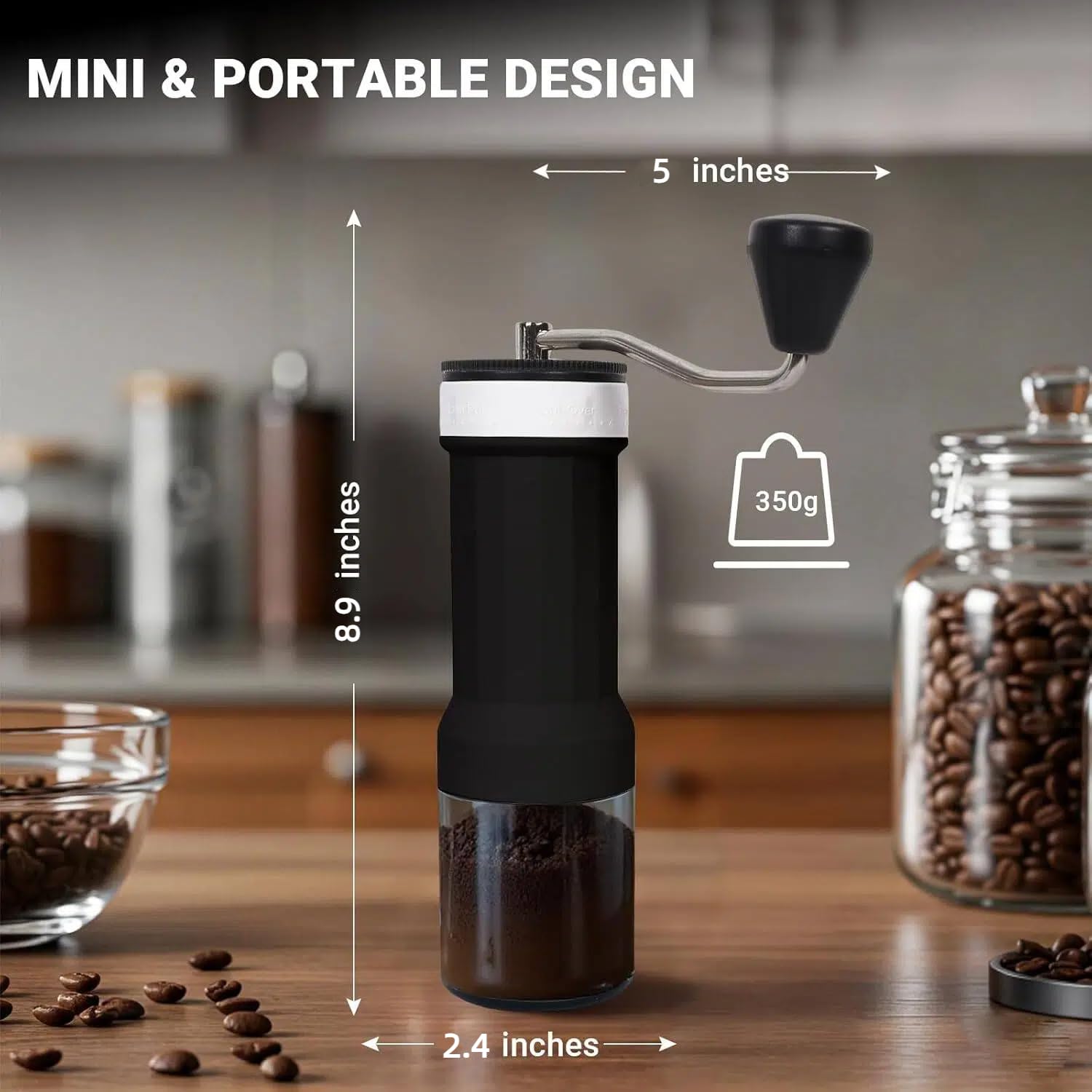 Molinillo Ceving con capacidad de 30 g para expreso.