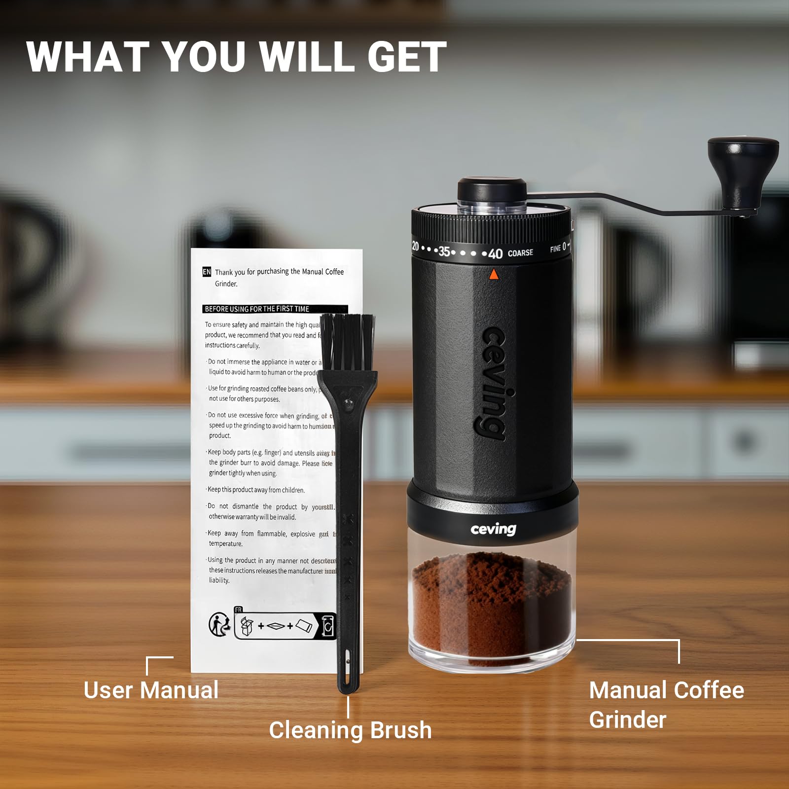 CEVING ideal para espresso y métodos de filtro, sabor más limpio.
