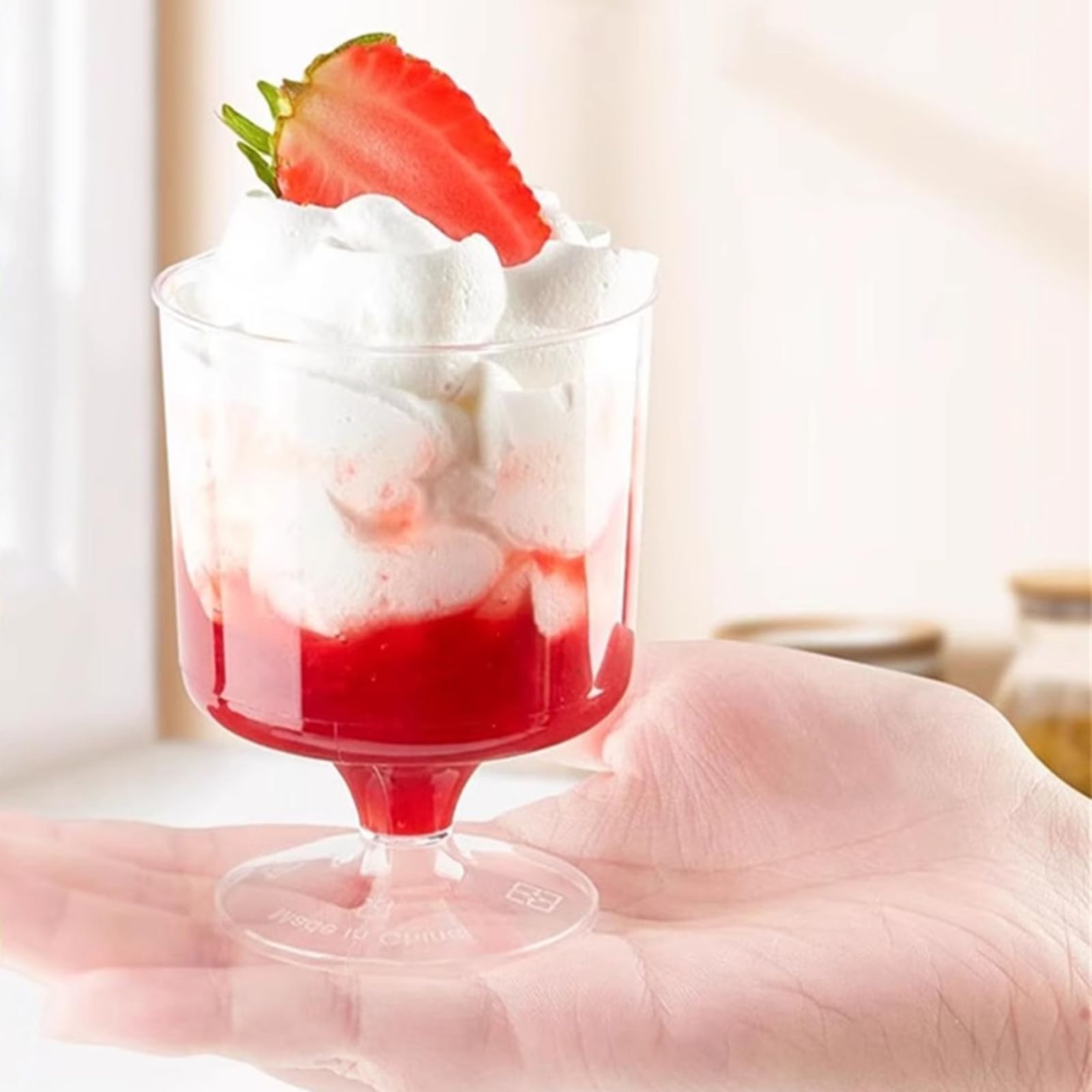 CEZOOWYEX parfait vasos claros para postres en buffets