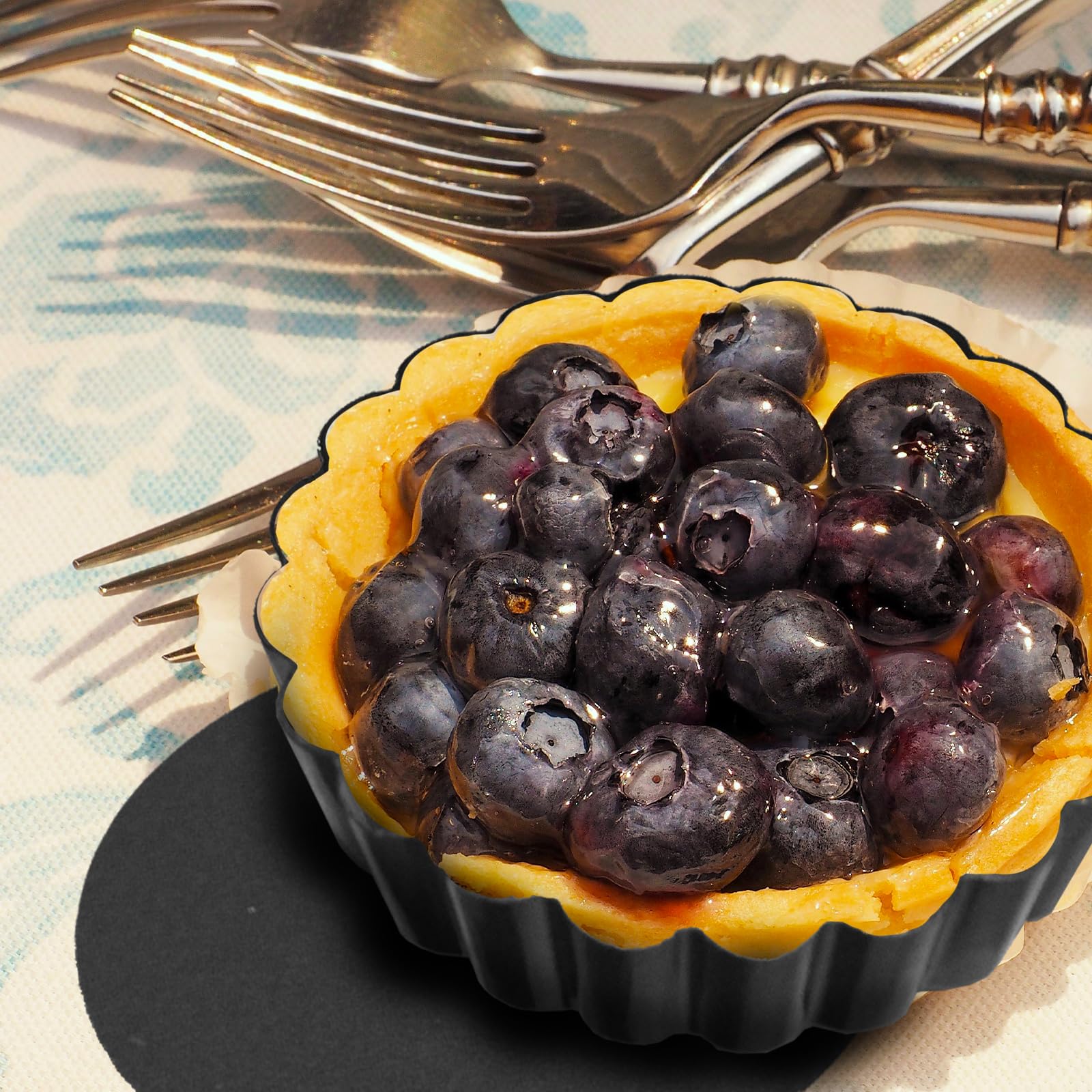 CFGUK conjunto moldes tartas 4 pulgadas seis piezas ideales para postres