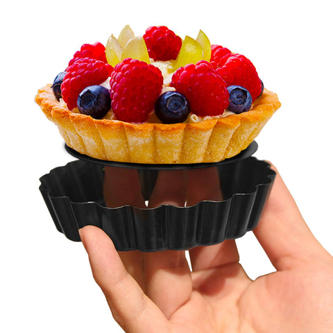 CFGUK pan quiche 4 pulgadas fondo removible para hornear