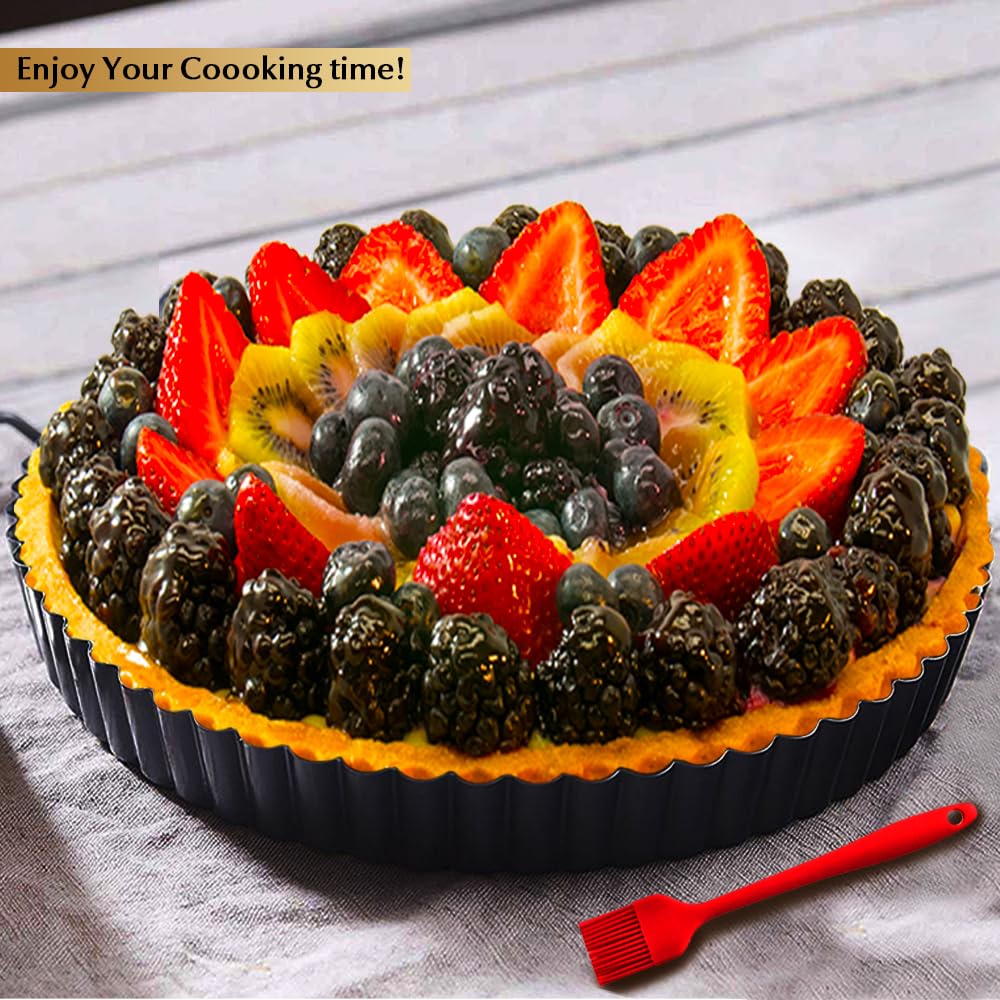 CFGUK uso versátil para tartas de frutas, quiches y postres