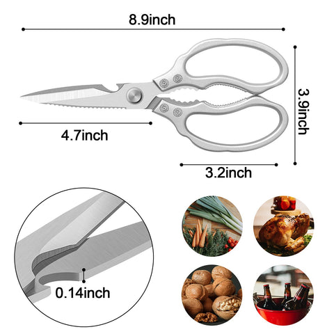 Corte multipropósito con tijeras CGBE para diversas tareas en la cocina.