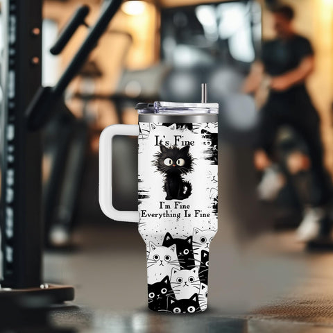 CGMIBAS tumbler con doble pared y aislamiento para bebidas frías o calientes.