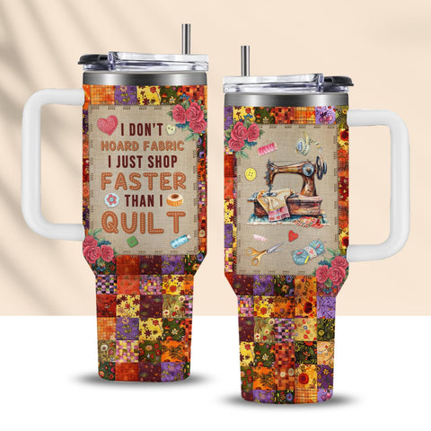 CGMIBAS Vaso térmico costura 40oz para sesiones largas de costura