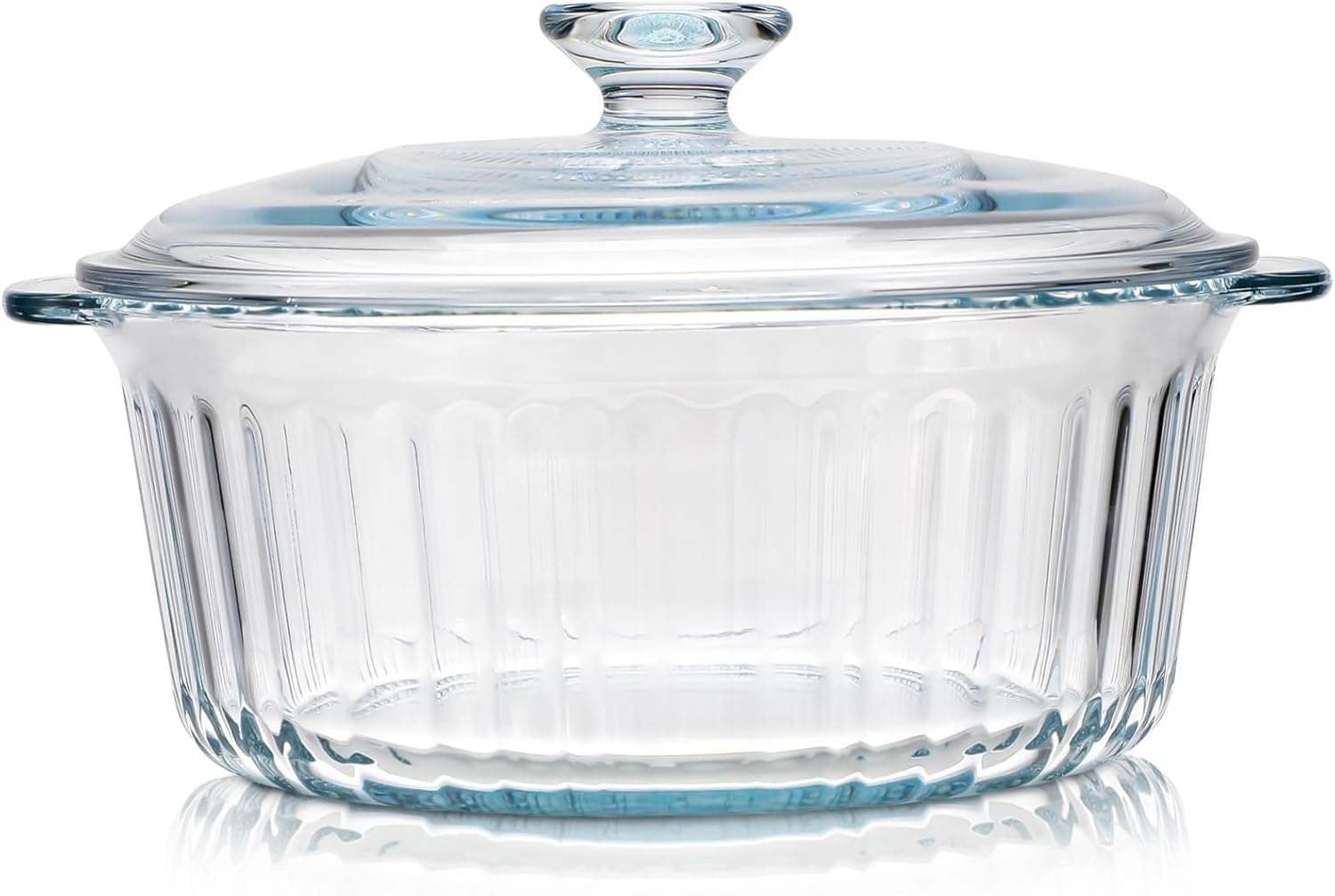 CGNWEEPS cazuela de vidrio borosilicato con tapa, ideal para hornear
