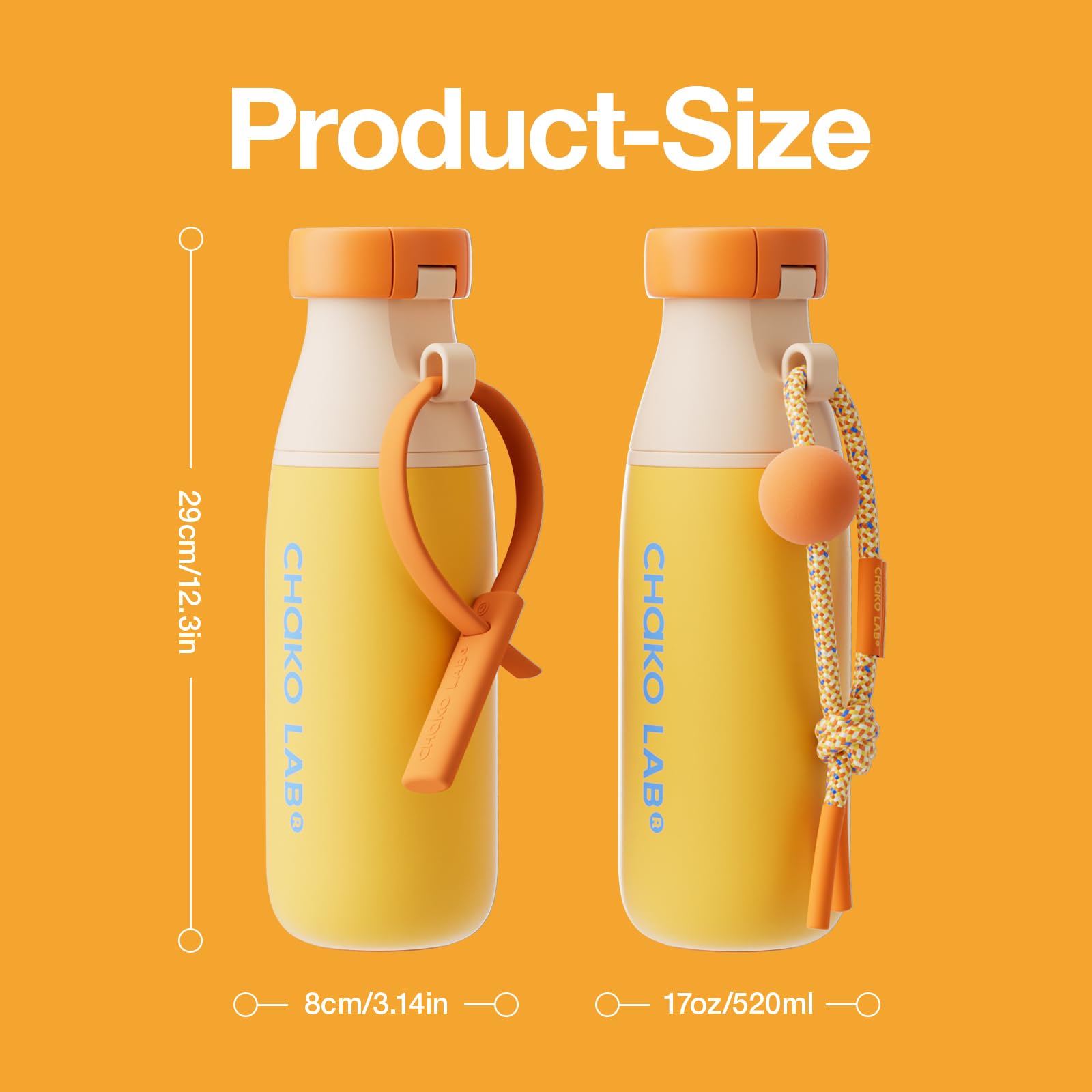 CHAKO LAB color naranja marmelada, estilo vibrante para cualquier aventura.