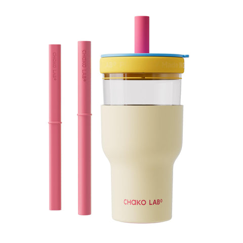 CHAKO LAB botella con interior de vidrio para hidratación limpia