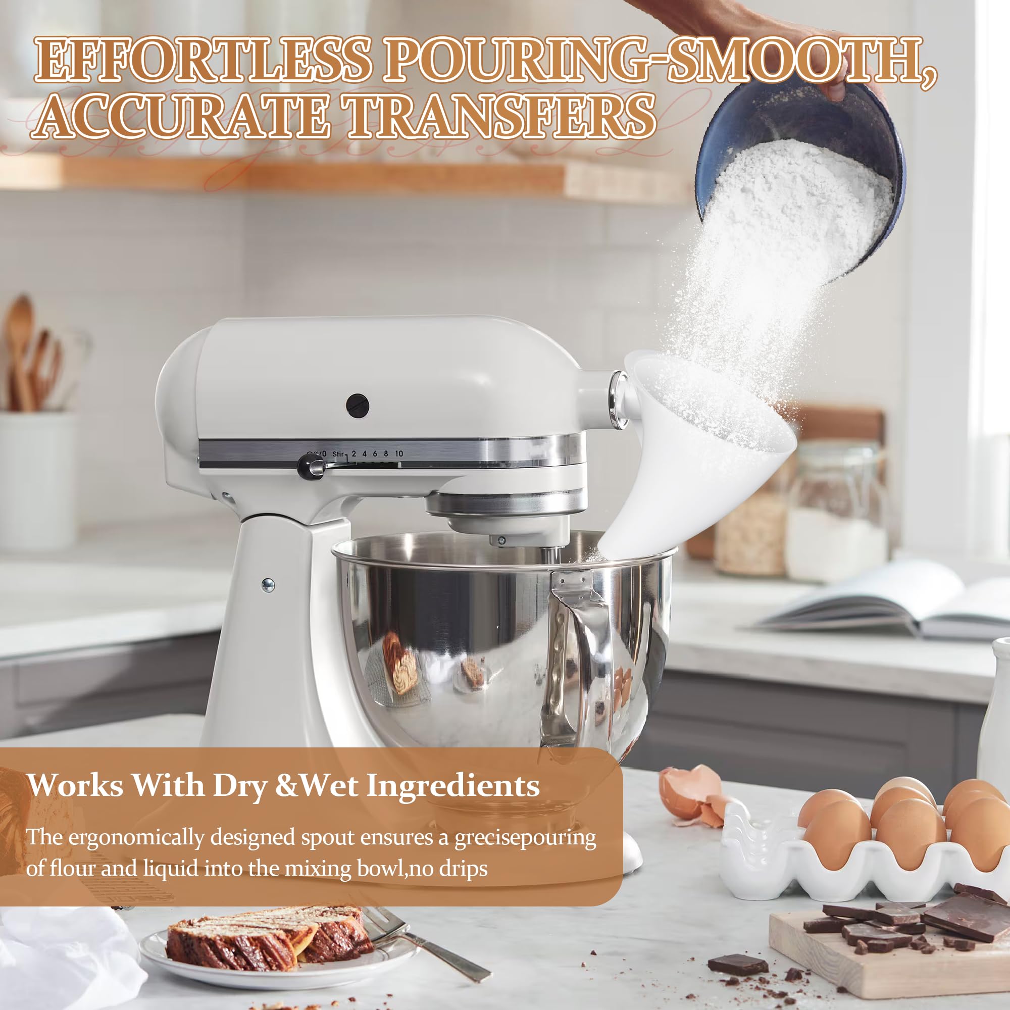 ChangTa accesorio para batidora Tilt-Head KSM150, ajuste rápido.