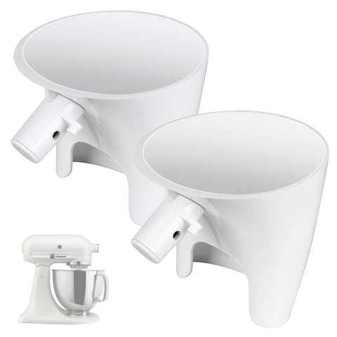 ChangTa embudo de harina para batidora KitchenAid, vertido limpio y preciso.