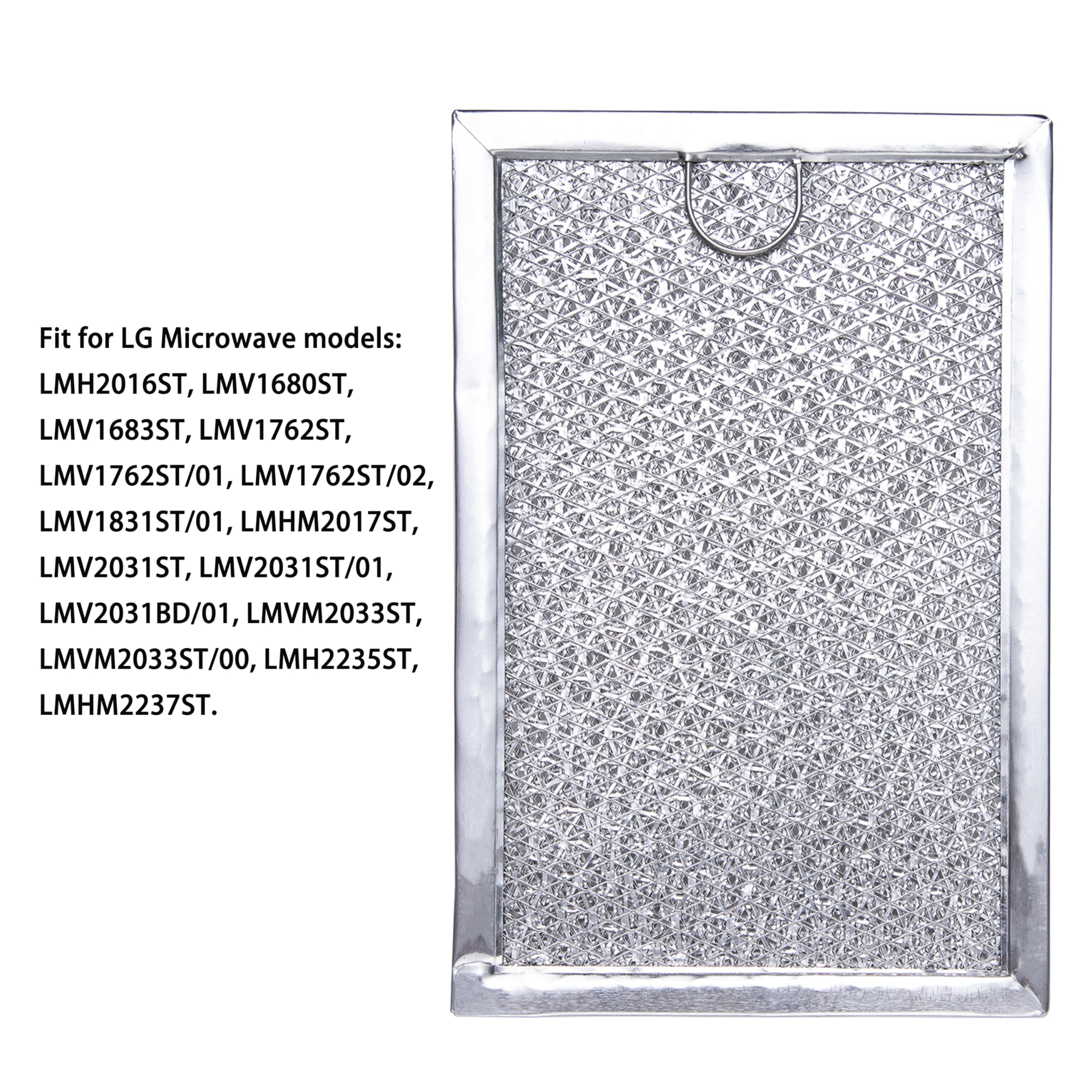 ChapLithe filtro de grasa para LG LMV1680ST, mantiene la grasa bajo control.