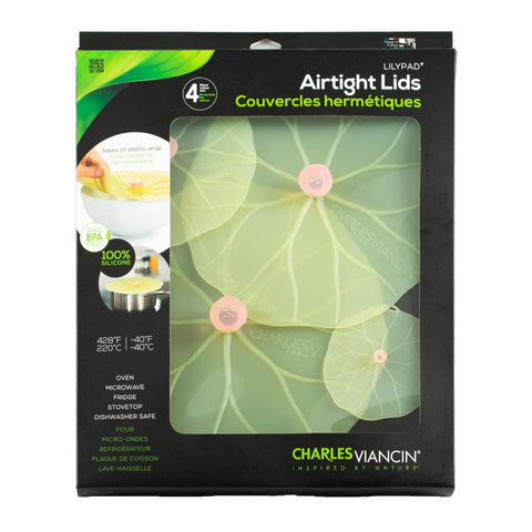 Charles Viancin Lilypad 11 pulgadas, tapa reutilizable para tazones lisos y grandes
