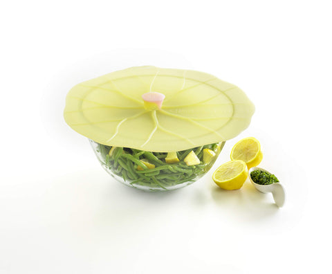 Tapa Lilypad de Charles Viancin 13 pulgadas, evita derrames gracias a su sello.