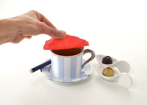 Charles Viancin Poppy tapa silicona con antiderrame para bebidas