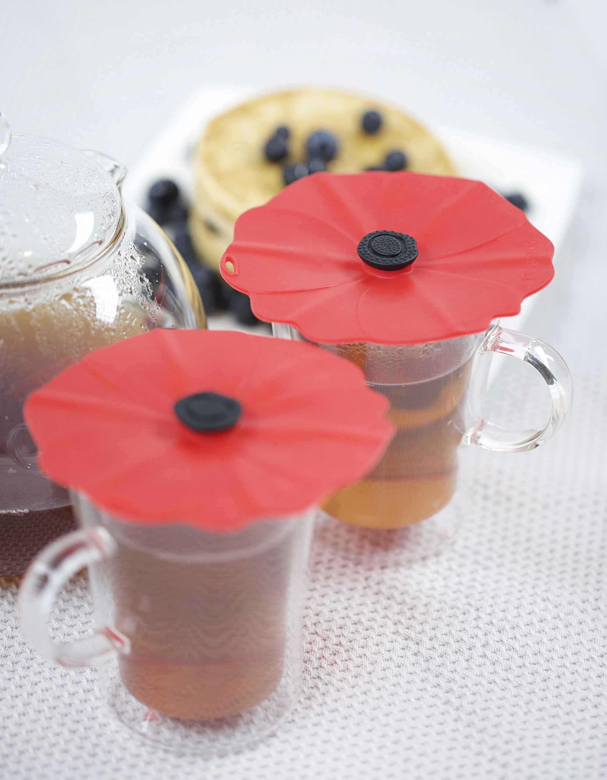 Charles Viancin Poppy tapa silicona en plástico para bebidas