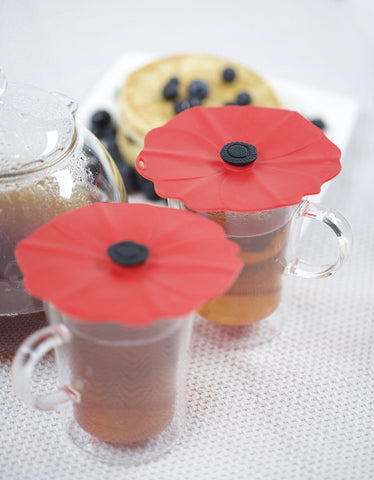 Charles Viancin Poppy tapa silicona en plástico para bebidas