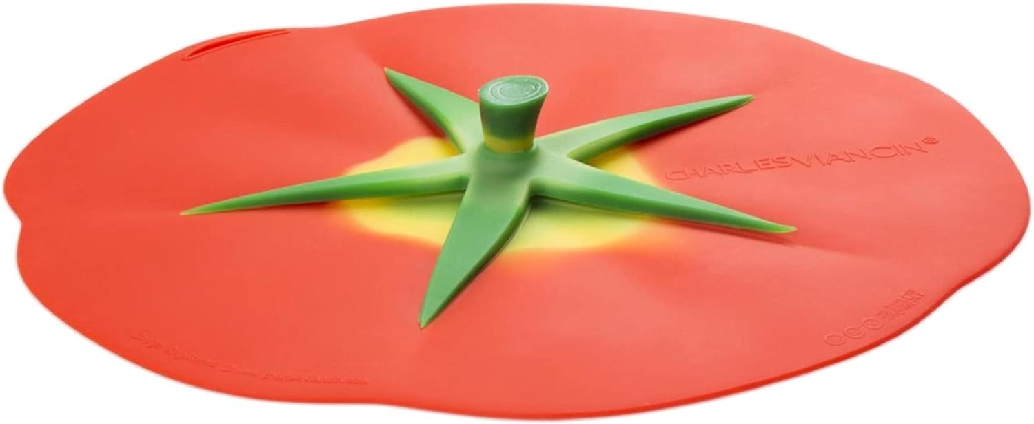 Silicona Charles Viancin de 15 cm para almacenamiento y recalentado sin fugas.