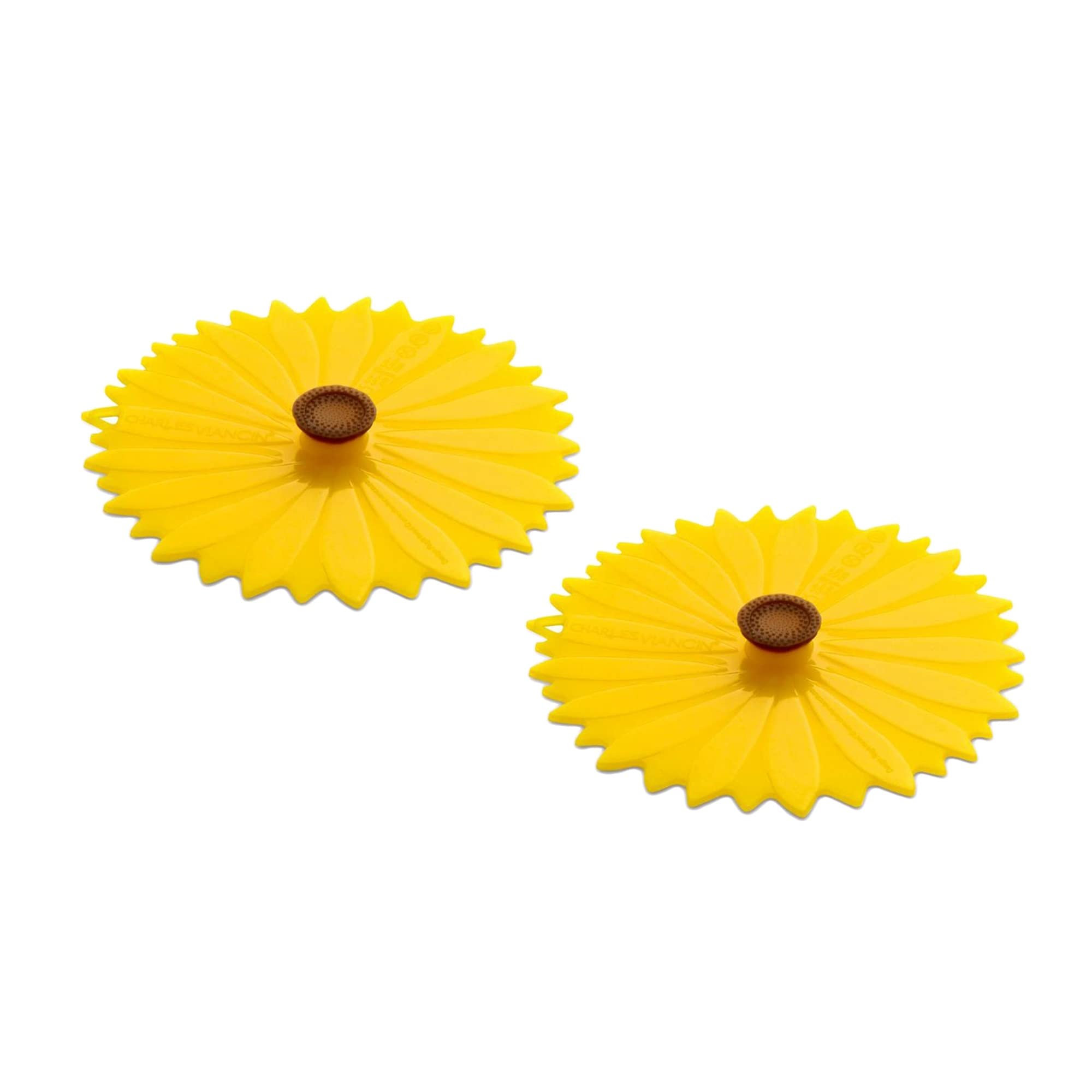 Charles Viancin tapas vidrio silicona Poppy: sellado hermético para vaso y protección contra insectos.