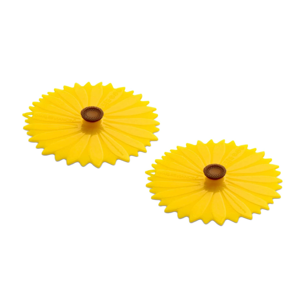 Charles Viancin tapas vidrio silicona Poppy: sellado hermético para vaso y protección contra insectos.
