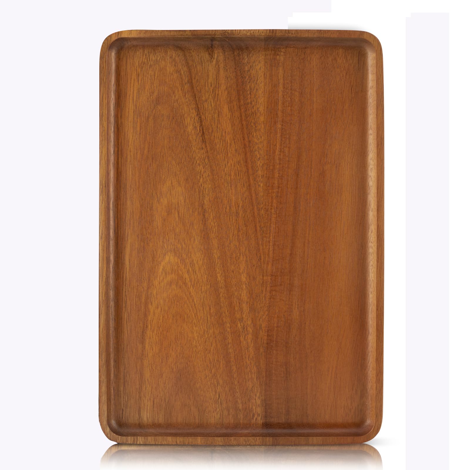 Charmlife bandeja acacia 33x23 cm para servir aperitivos con estilo.